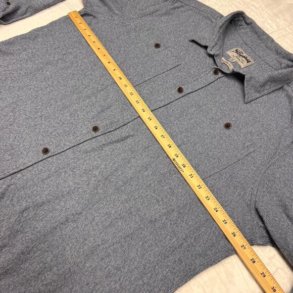 The Stronghold Shirt Mens 3XL Blue Flannel Button Down Los Angeles Casual - Picture 8 of 8